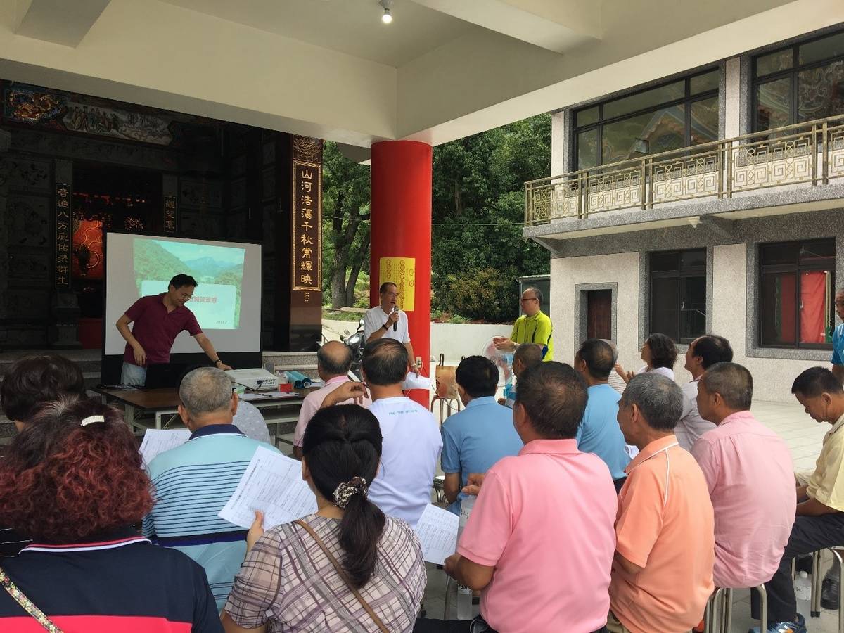 五股區觀音里土石流防災宣導