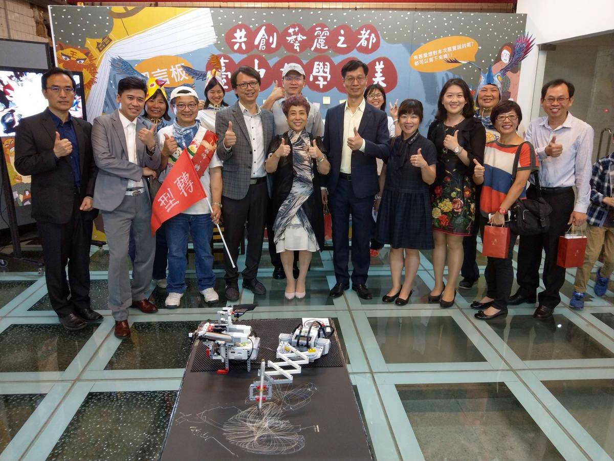 教育局副局長許春梅代表出席107年台中市學習型城市計畫成果展開幕典禮