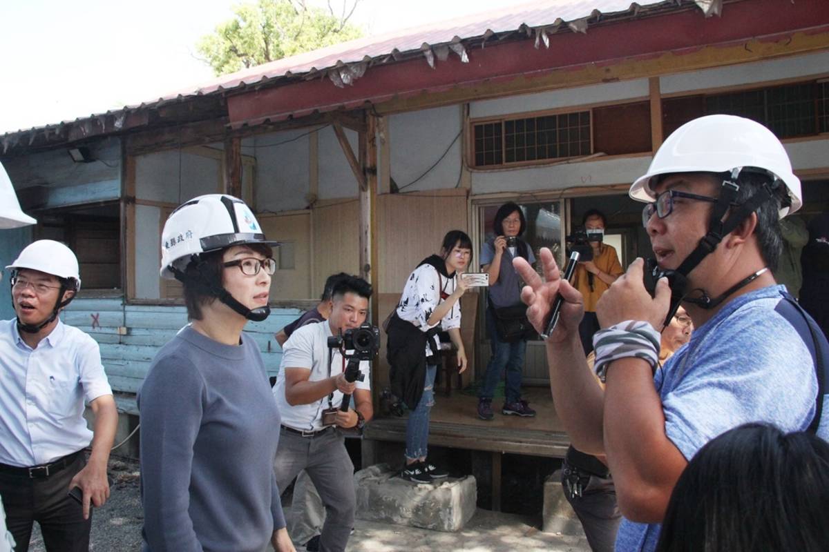 「臺東市民權里日式建築宿舍群」，在縣府積極爭取經費下，修復工程來到最後批次第3、4期，將修復5棟建築，預計明年完工。