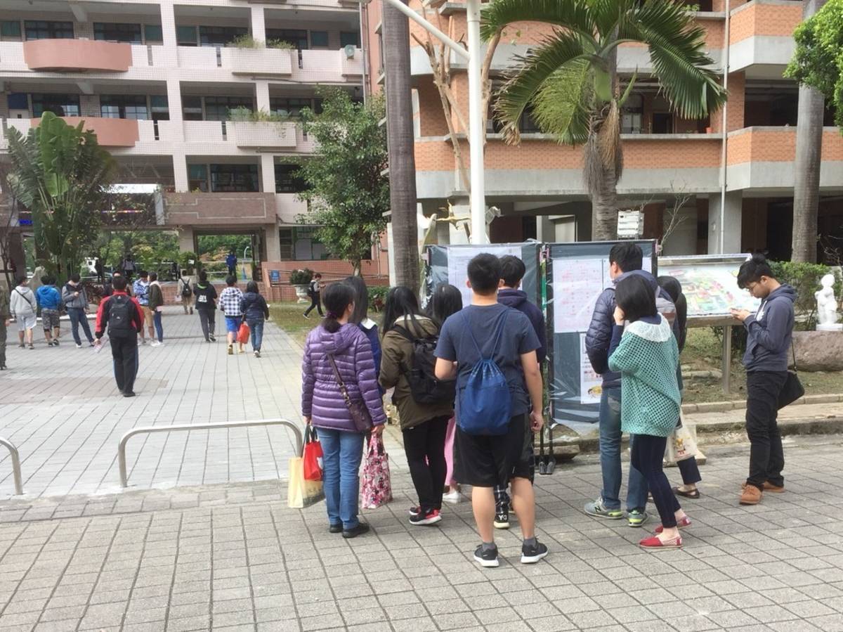 109學年度大學學測周五登場1月16日下午開放查看試場座位(示意圖)