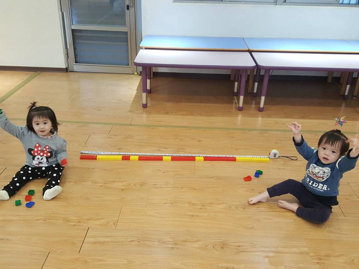 室內1.5公尺約等於23個積木的距離