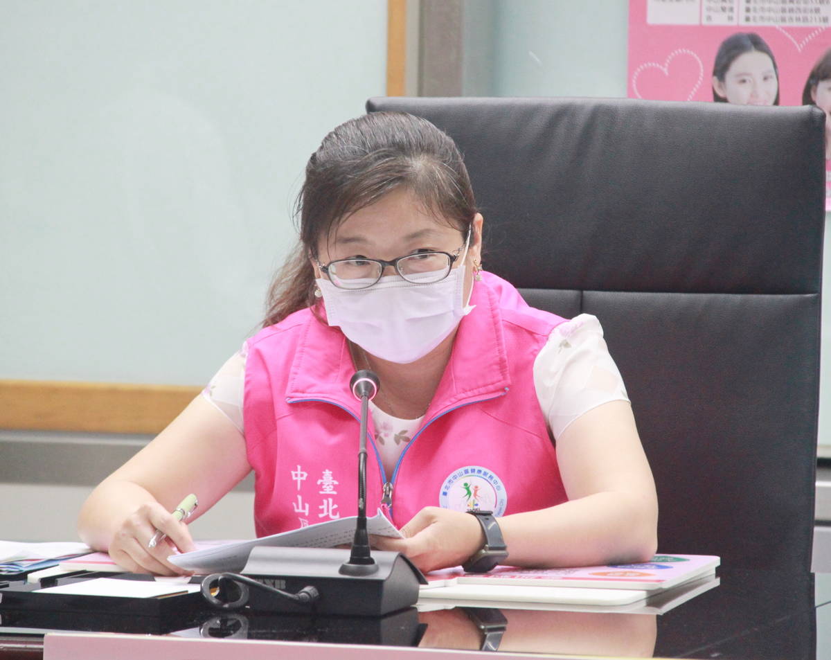 臺北市中山區健康服務中心林柳吟主任