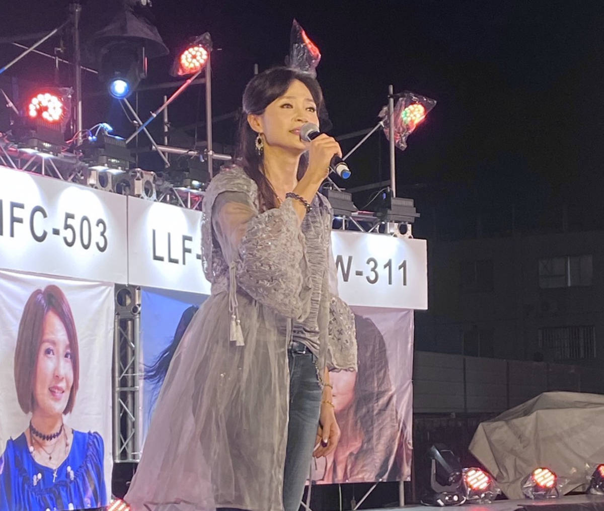 昔日的擋泥板女神方季惟現身臺東開唱