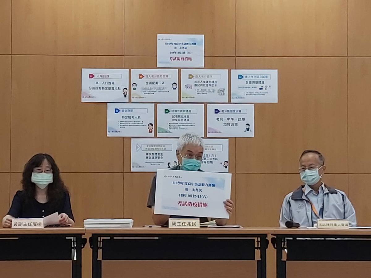 高中英聽第一次考試24日登場  需量溫、戴口罩應試