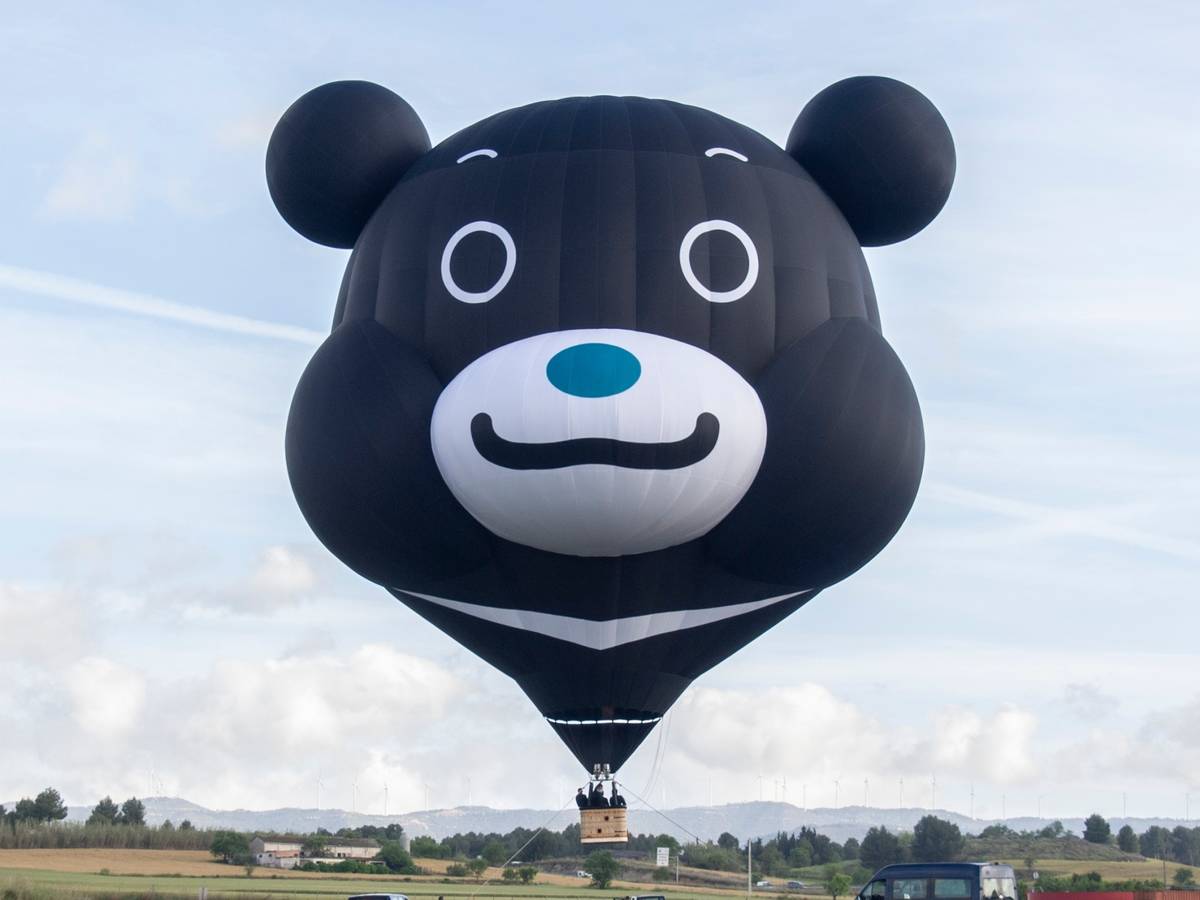 熊讚熱氣球將翱翔在臺東天空