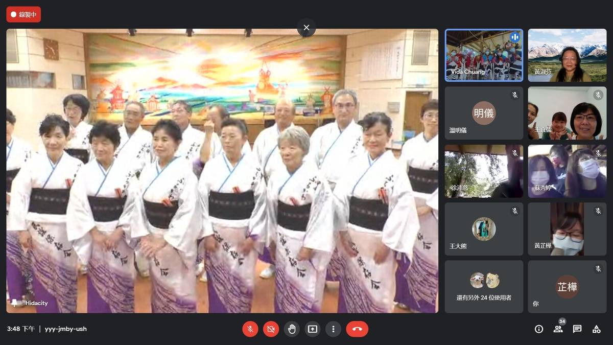 日本古川町歌謠保存會的舞蹈表演