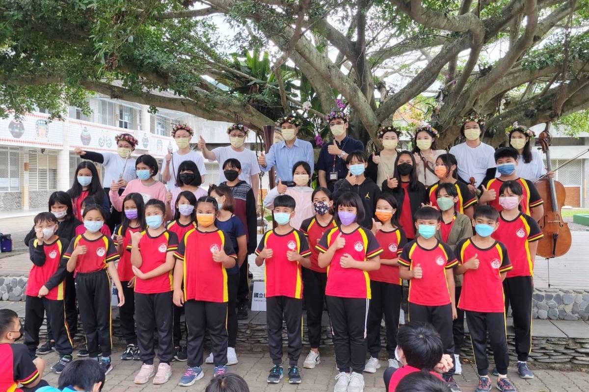 國立傳統藝術中心「萌芽之旅」音樂巡演計畫前往達魯瑪克民族實驗小學。