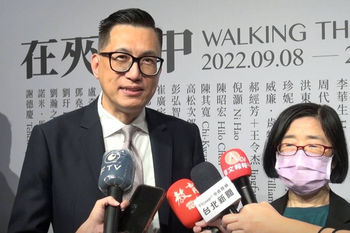 臺北市立美術館王俊傑館長表示，觀眾透過展覽看見藝術家所傳達的概念

