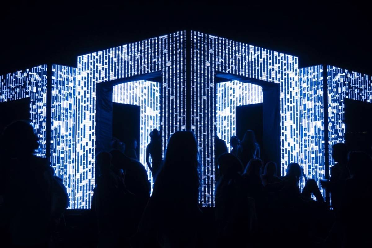 澳洲藝術家Kit Webster 作品「原生」。(臺東縣政府提供)