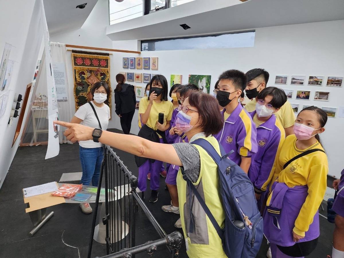 福安國中同學參觀第3屆社子島咱的家藝術節