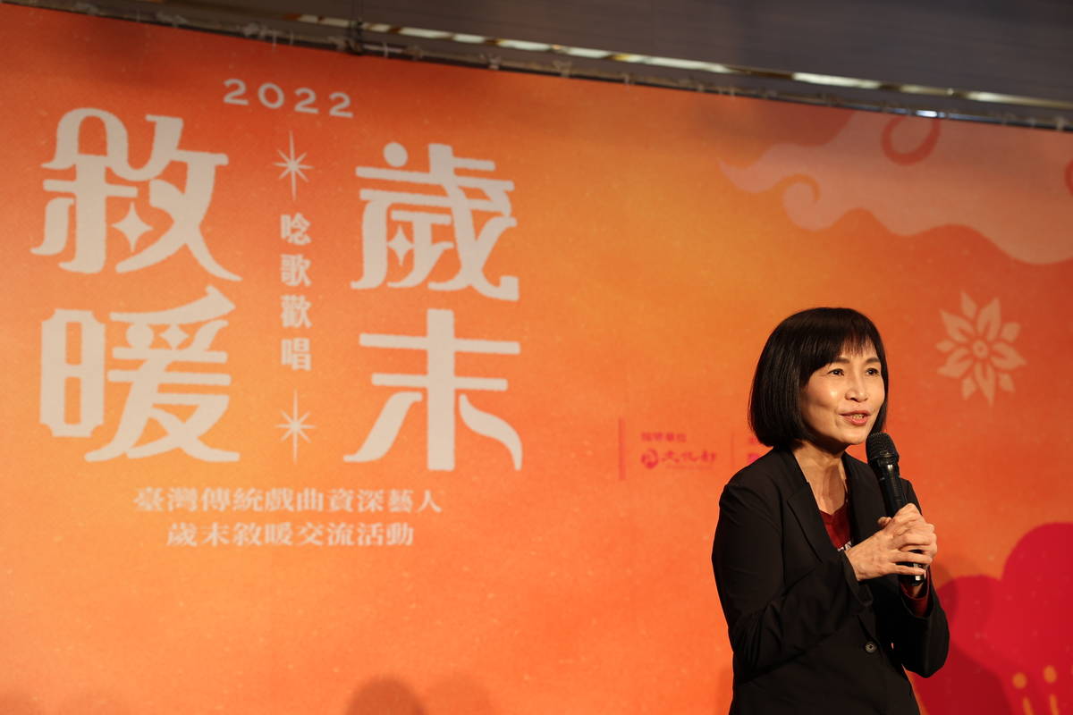 國立傳統藝術中心主任陳悅宜致歡迎詞 (傳藝中心提供)