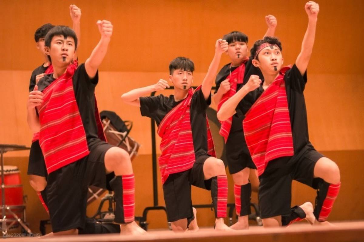 國立新竹高中-原住民文化研究社校慶音樂會表演 (教育部提供)