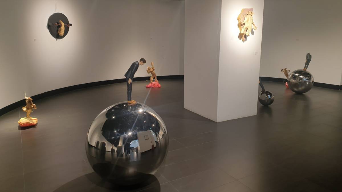 三義木雕博物館在金兔年特別推出袖珍木雕聯展「夯兔大展」