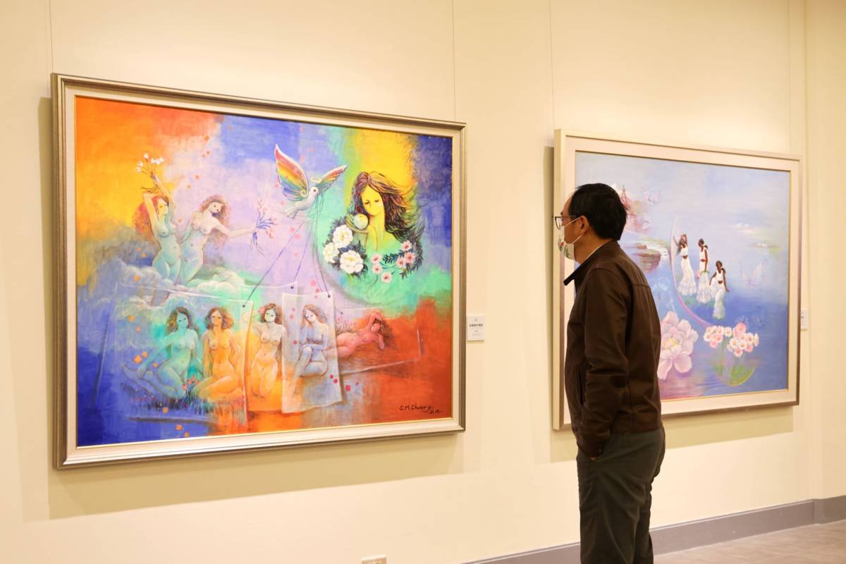 「築夢醇美—張淑美教授創作個展」即日起到4/25於國父紀念館中山畫廊展出