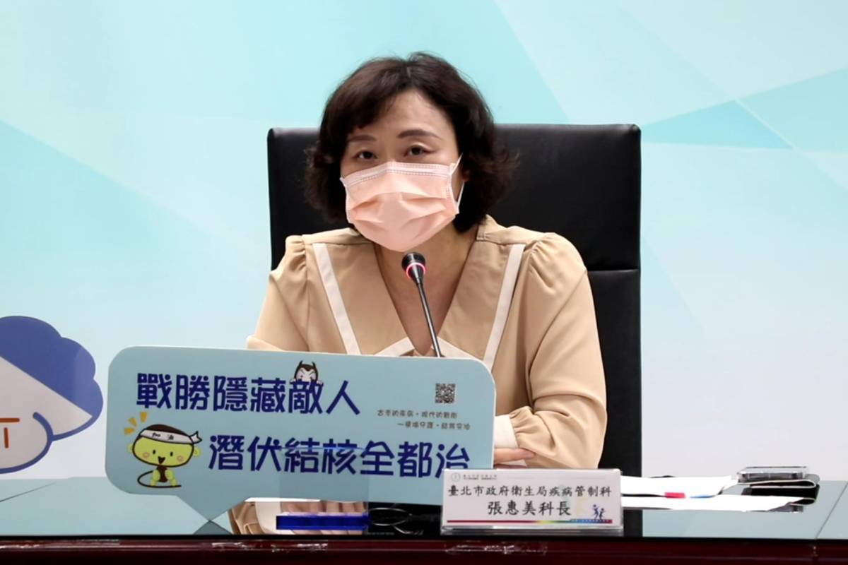 疾病管制科張惠美科長表示，65歲以上罹患糖尿病或洗腎的長者罹患結核病的風險較高