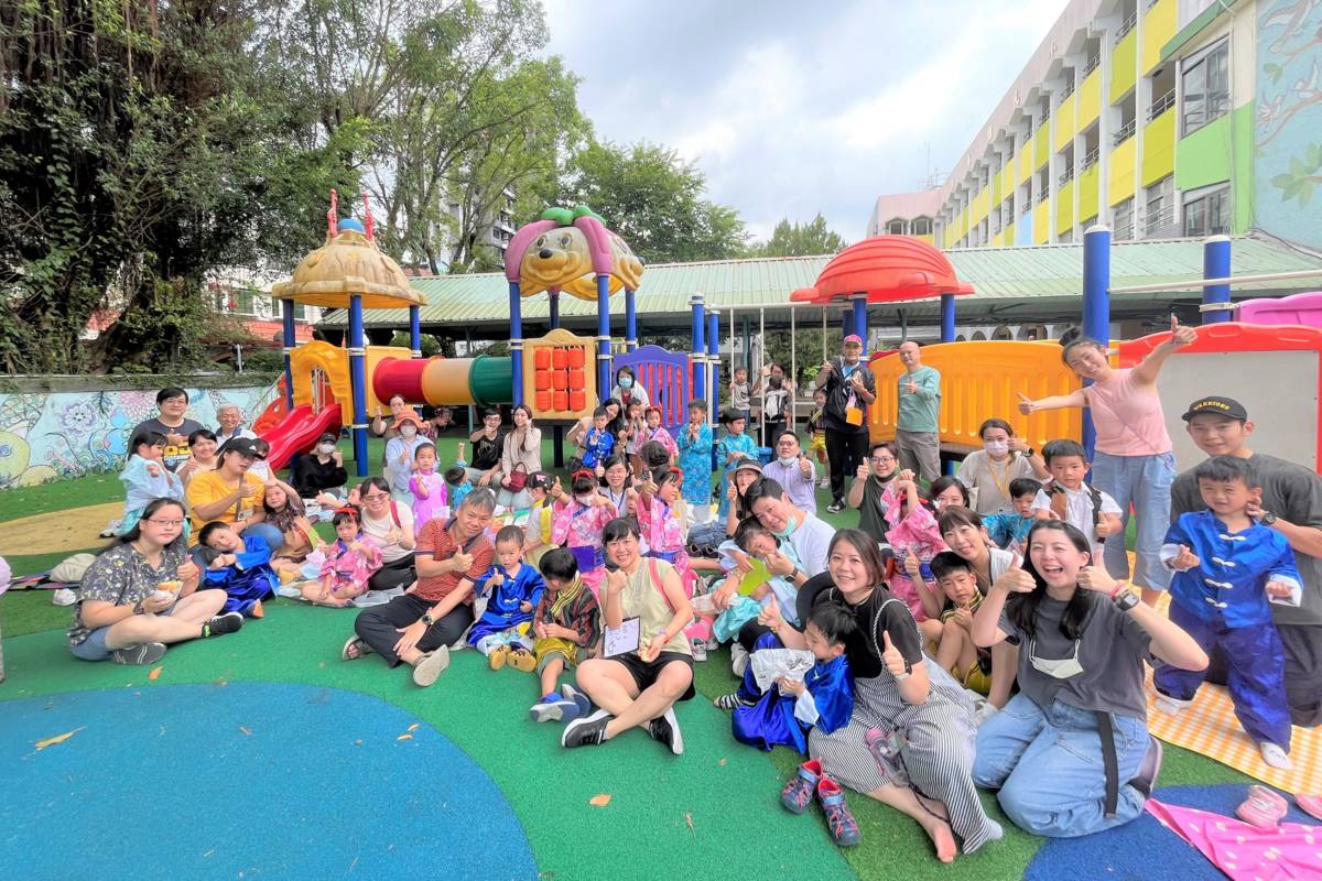 雨聲國小附幼大象班舉辦跨文化野餐派對

