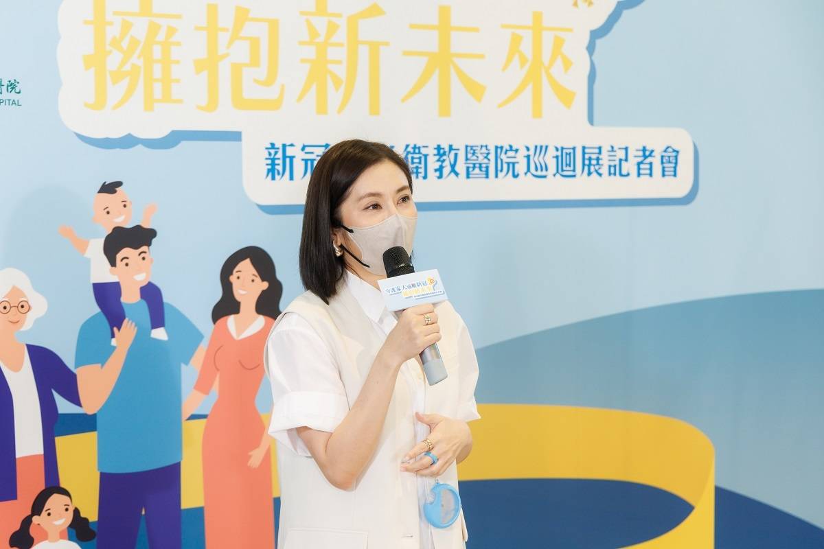 衛教大使王宇婕分享長新冠經驗，呼籲民眾不要忘記防疫習慣