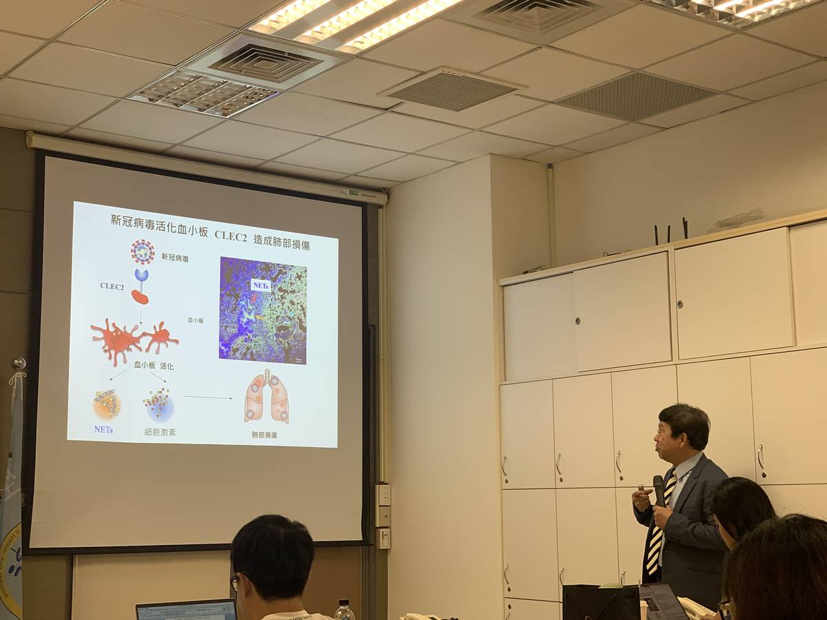 國衛院最新發現 新冠病毒誘發血栓炎症的關鍵因子