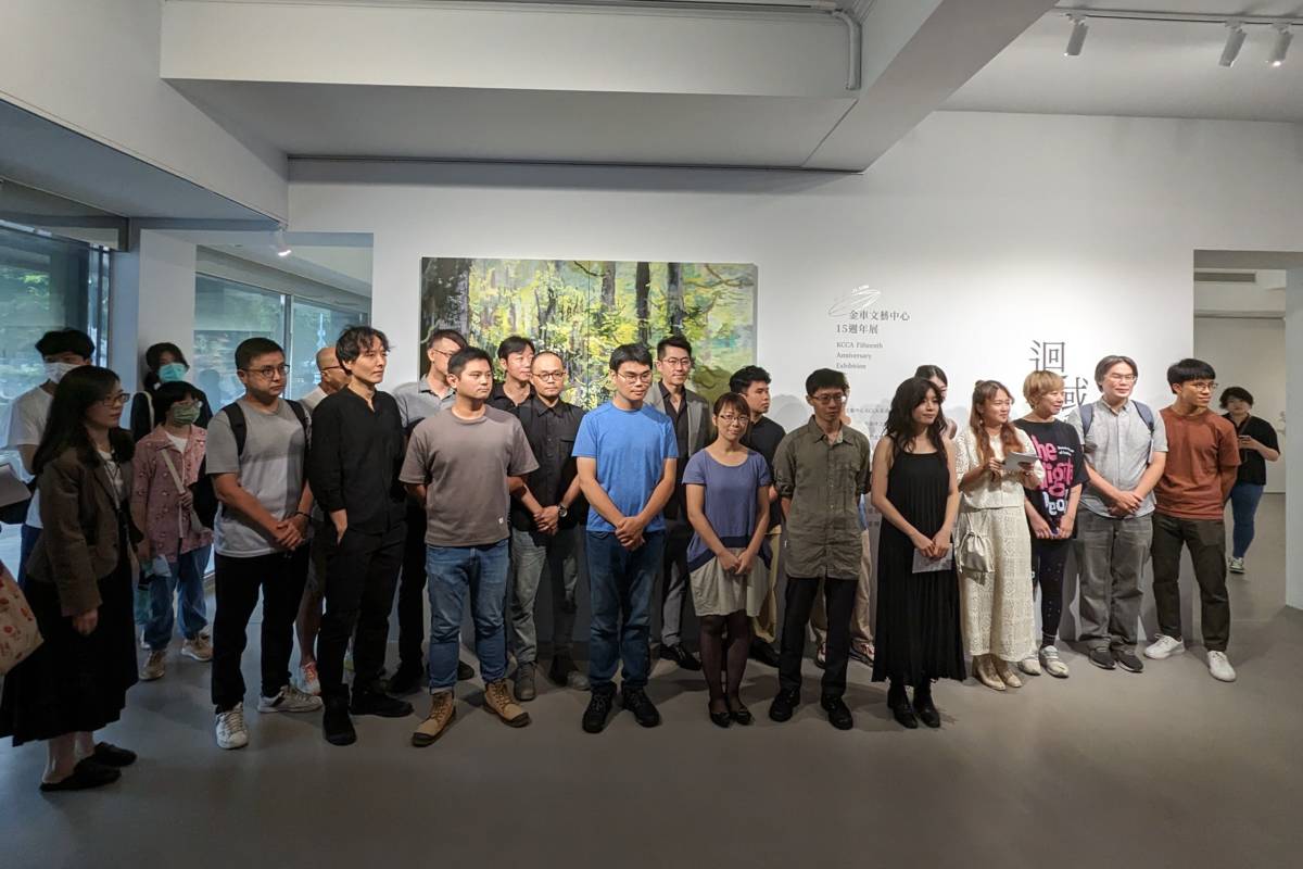 金車藝文中心鼓勵青年投入藝術創作，今年攜手22位藝術家推出「迴域」15周年特展