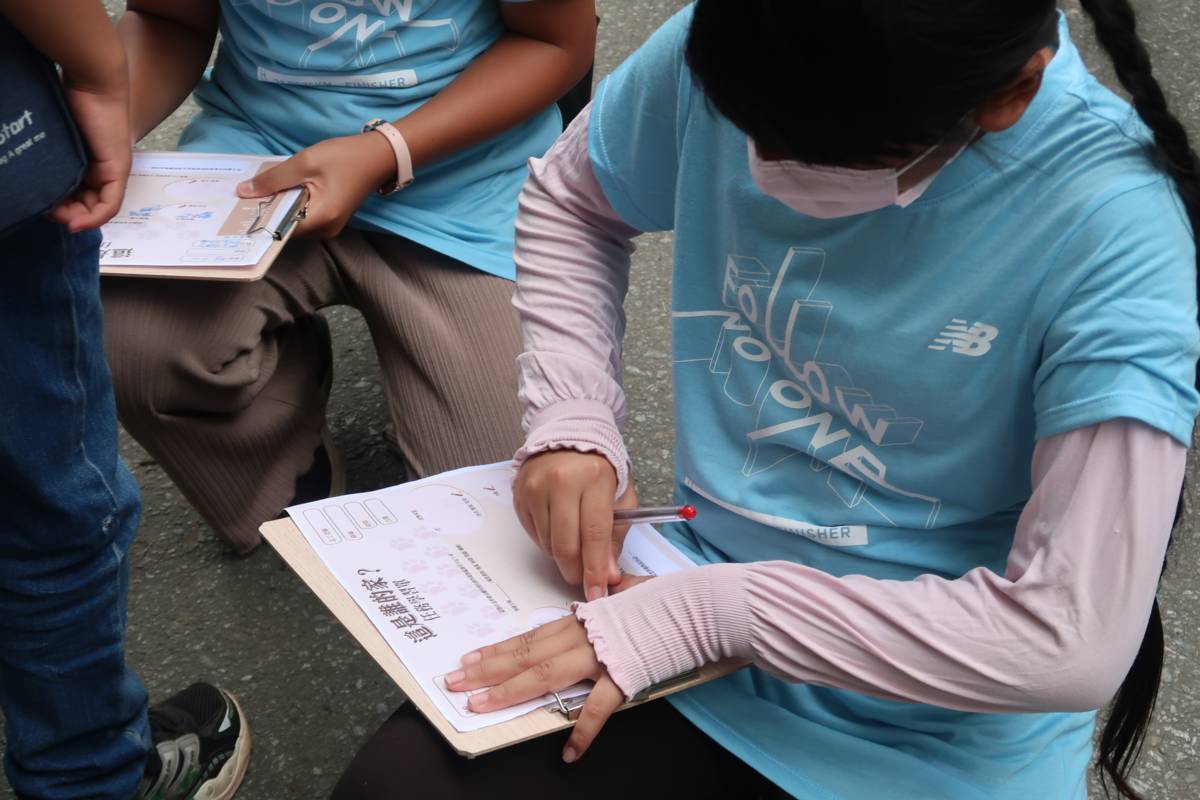 透過學習單的書寫，加深學員對課程的印象。