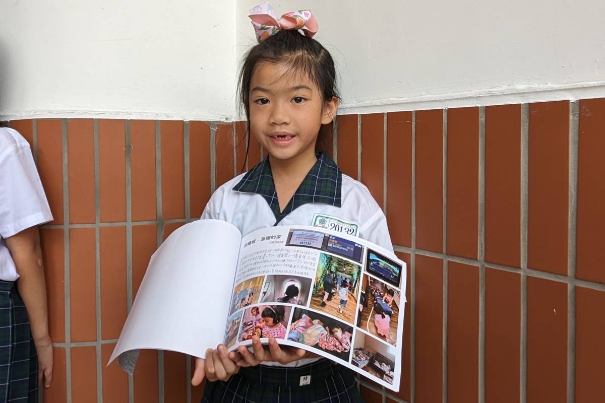 顏子嫣與家人到旅居地吉隆坡過暑假，完成了一本暑假生活集錦