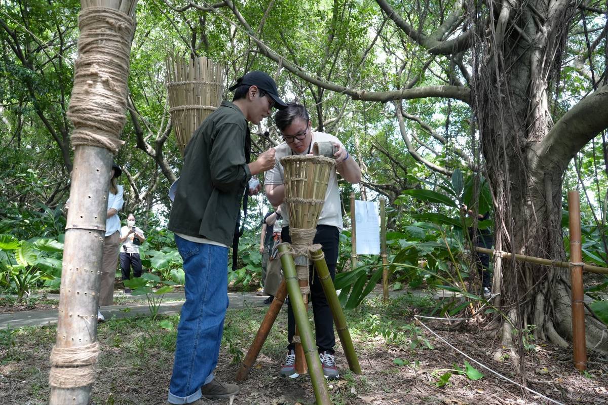 「2023關渡國際自然藝術季」策展人廖柏森介紹展覽作品