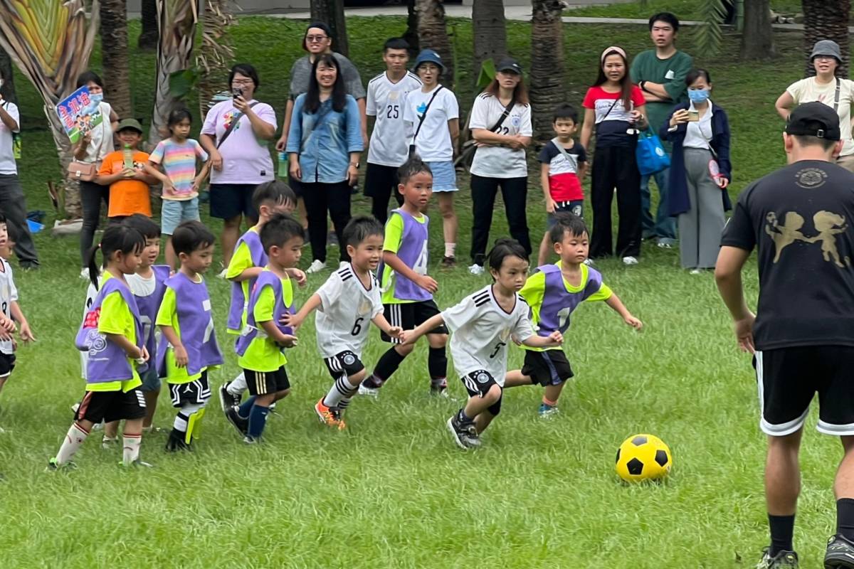 新北市112年幼兒足球聯賽歡迎全家總動員為小選手加油(圖片來源新北市體育總會)