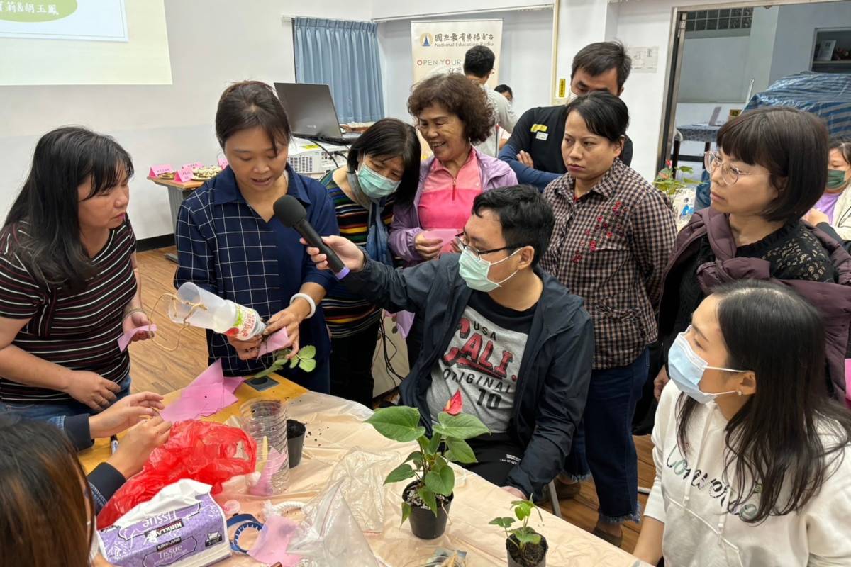 幸福新生活跟著廣播去遊學手作魚菜共生系統