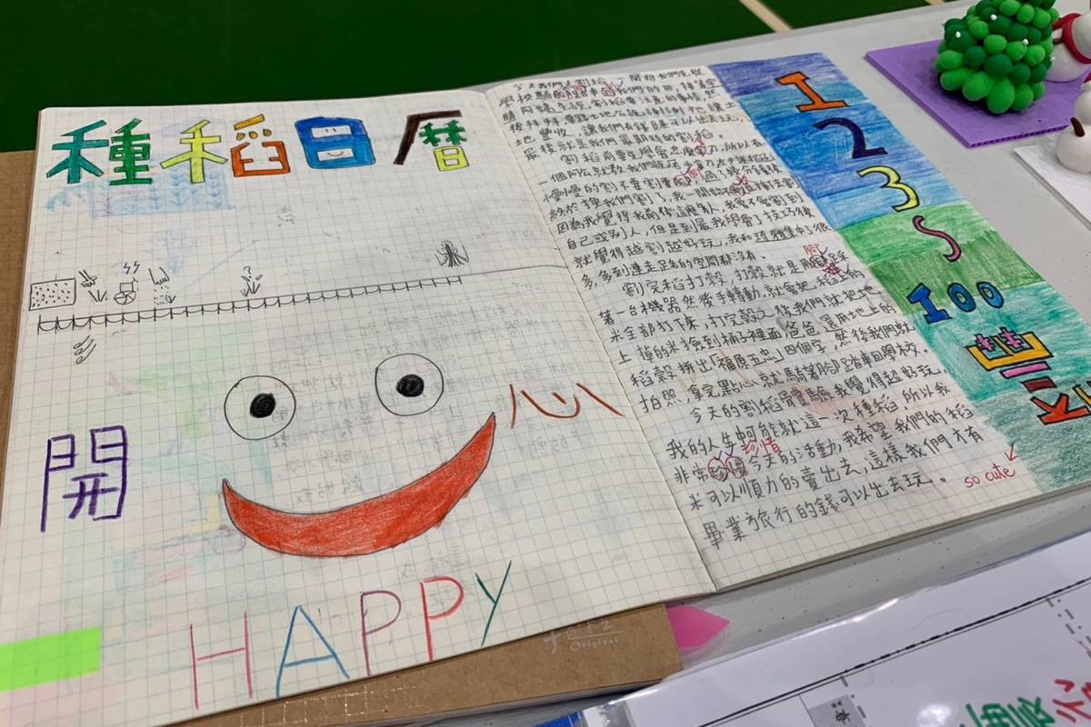 臺東縣池上鄉福原國小期末成果展 靜態藝文作品