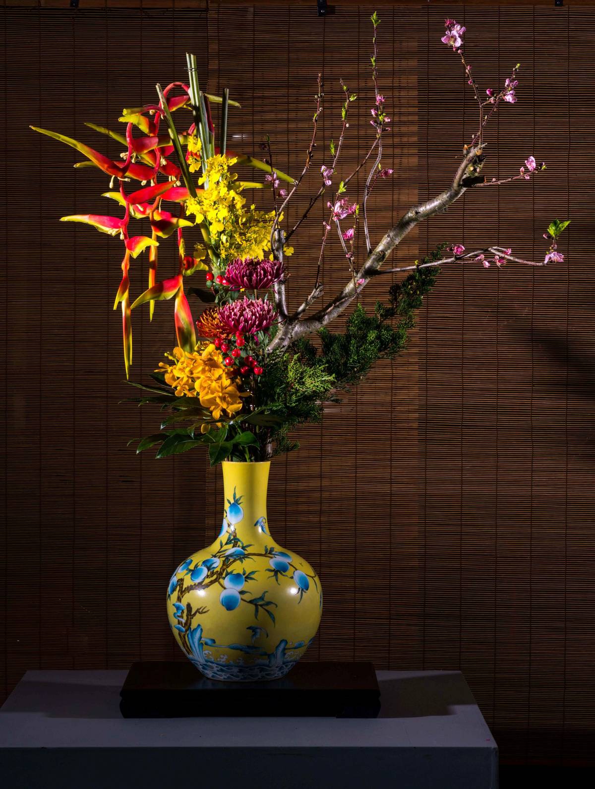 特展期間將展示中華花藝的六大花器與四大類型的花藝作品