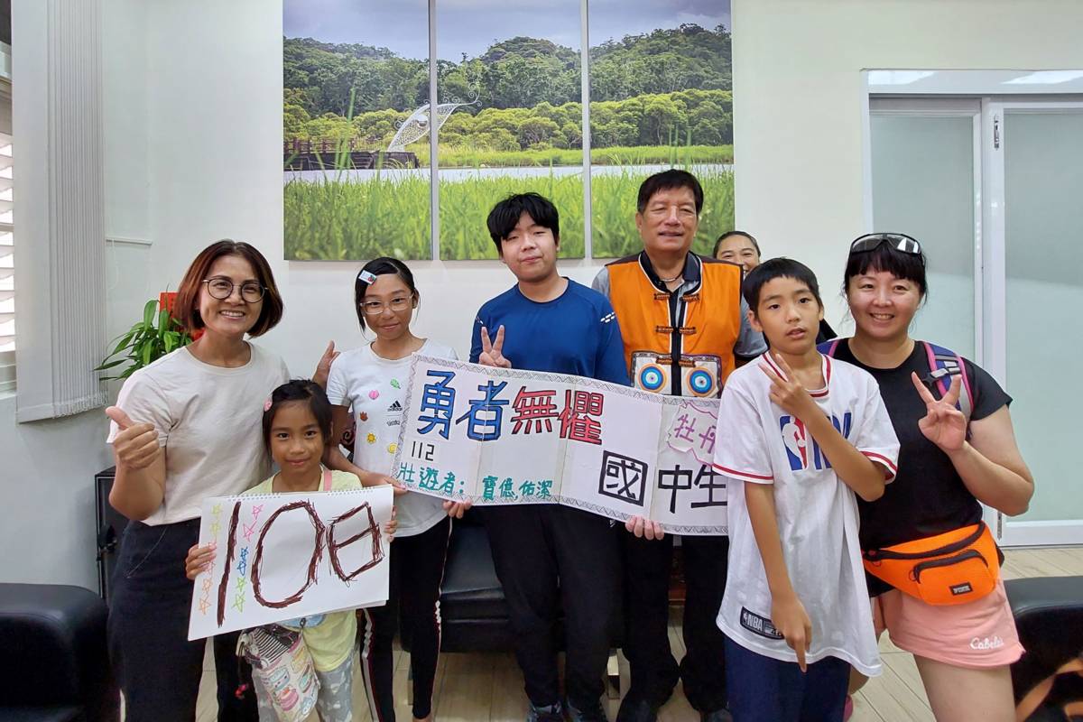 關注永續城鄉和社會的「勇者無懼國中生」在屏東牡丹壯遊17天16夜