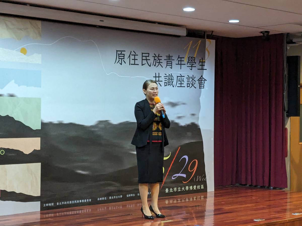 北市原民會主委巴干．巴萬表示，期望在座談會上廣納師生關於就學和就業意見，

