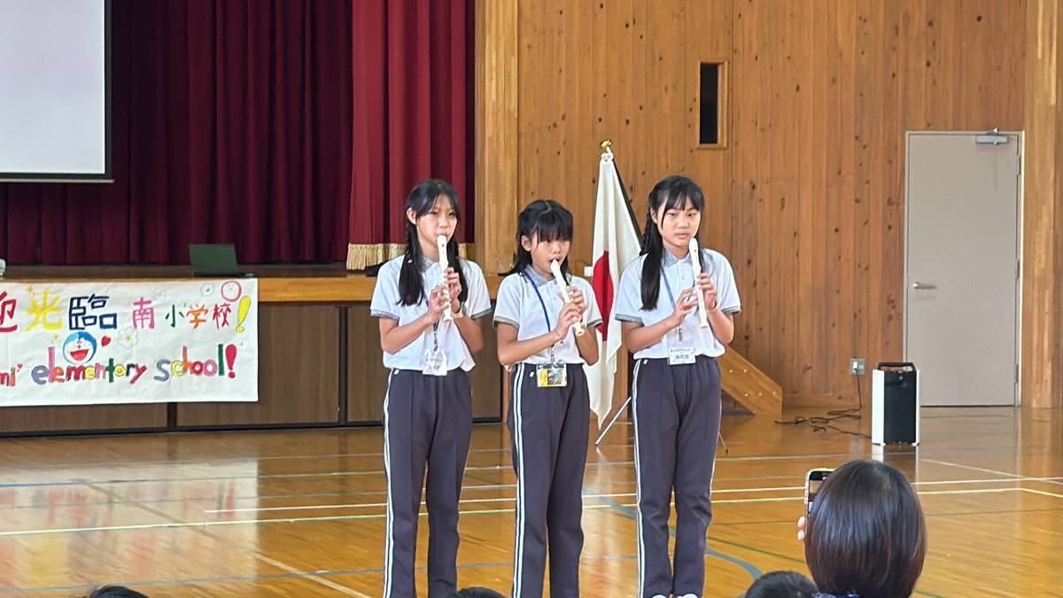 臺灣學生以直笛吹奏日本動漫主題曲