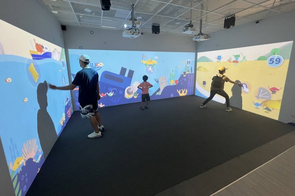 臺東永續方舟館透過數位互動方式提供大眾耳目一新的環境教育體驗。
