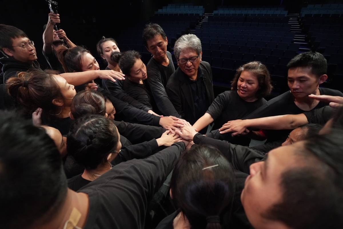 今年赴馬祖演出，全員一起加油打氣