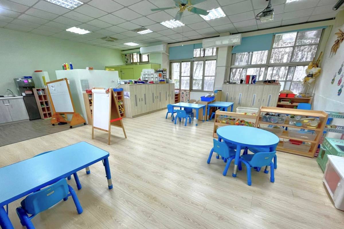 苗栗縣豐田國小附設幼兒園，提供寬敞、明亮的學習環境