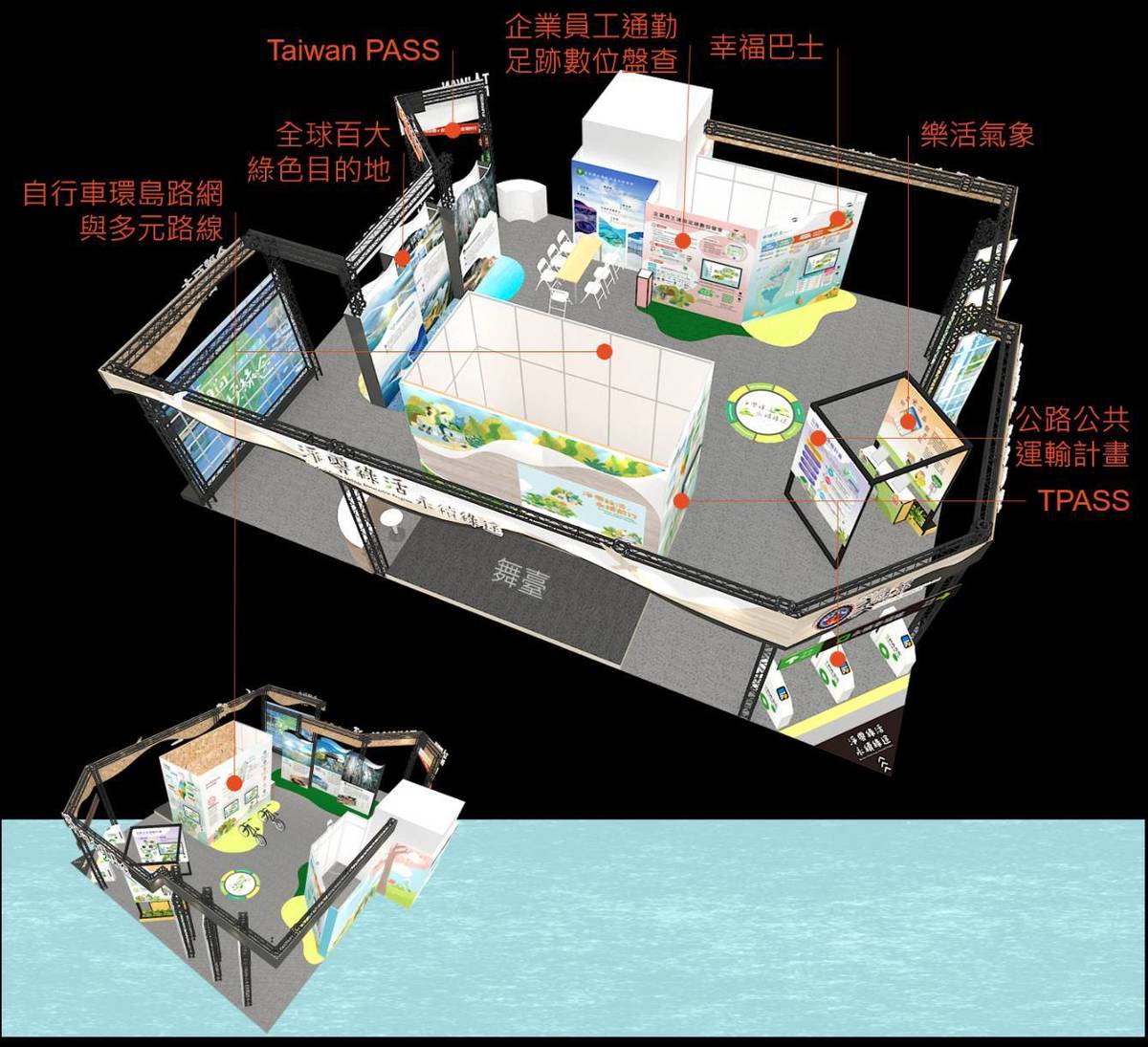 今年邁入第3屆的「2024亞太永續博覽會」，交通部延續去年參展的能量與成效，展示近年在永續運輸與綠色旅遊的努力與推動成果。