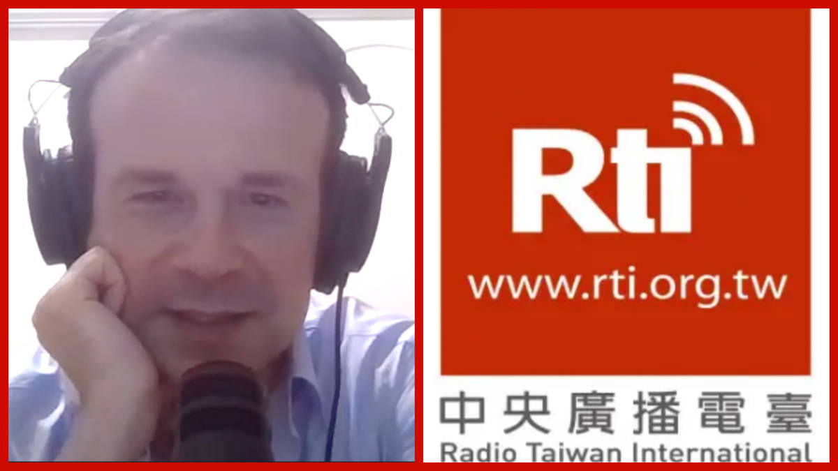 中央廣播電台英文主播曾樂昂
.
Radio Taiwan International (RTI) English Host Julien Oeuillet