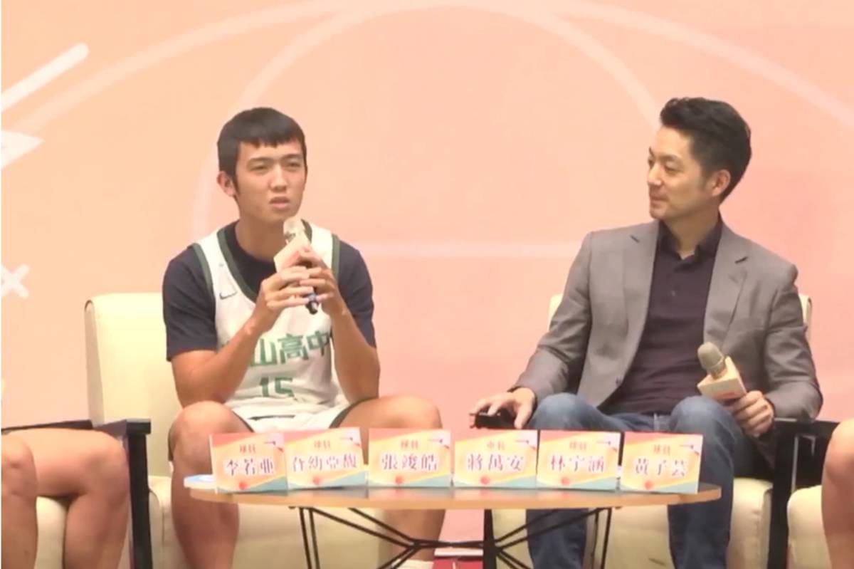 松山高中球員張竣皓平時除了打球，打電動、釣魚和接觸大自然等也是他的紓壓方式