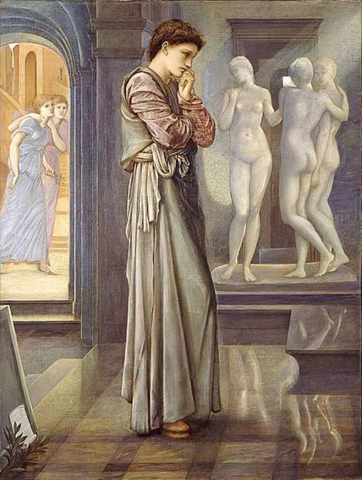 皮格馬力翁，伯恩瓊斯 Sir Edward Coley Burne Jones，1878