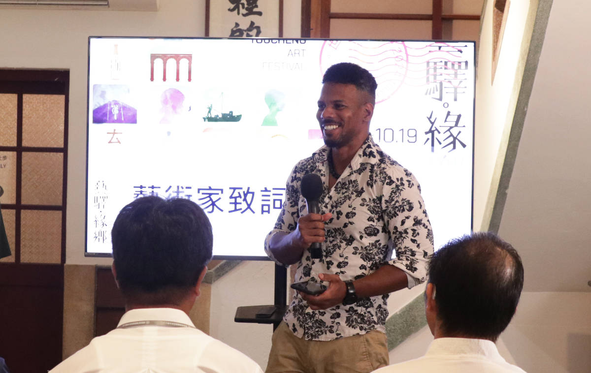 移居頭城的外籍古巴藝術家雷岱爾（Reydel Espinosa)加入今年的藝術季行列