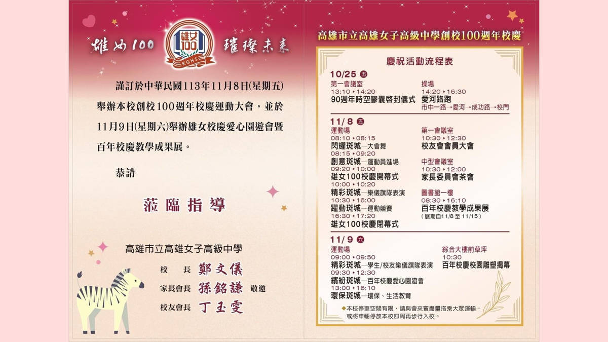 雄女校慶愛心園遊會
.
Kaohsiung Girls' High School Anniversary Charity Fair






