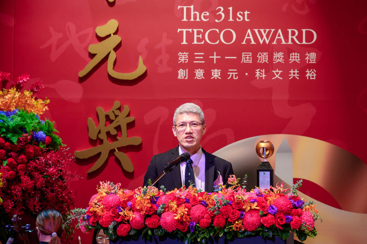 第三十一屆東元獎生醫／農業科技得獎人劉浩澧 (東元提供)