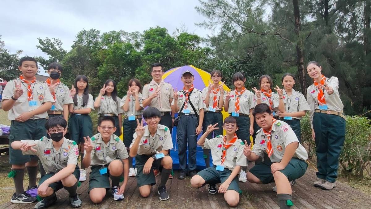 基隆童軍小隊長體驗營 龍門露營區登場