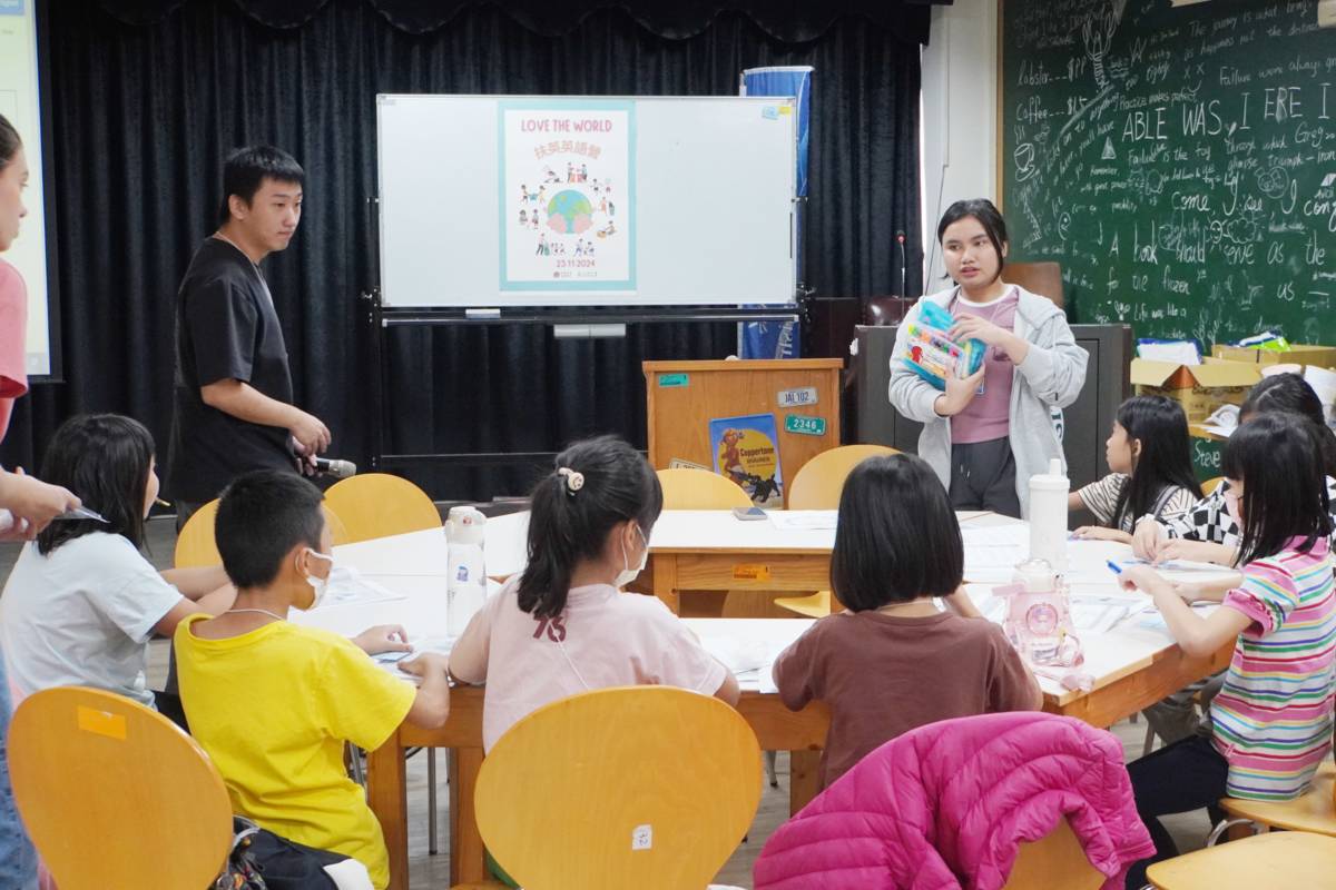 大葉大學國際學生共同參與扶英計