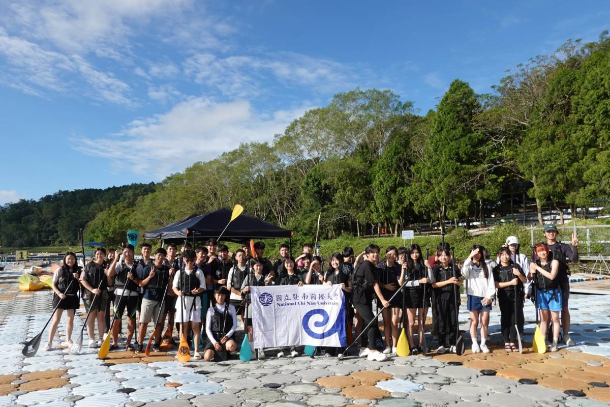 四校學生在暨南大學進行戶外探索教育與水域運動課程（圖:暨南國際大學提供）