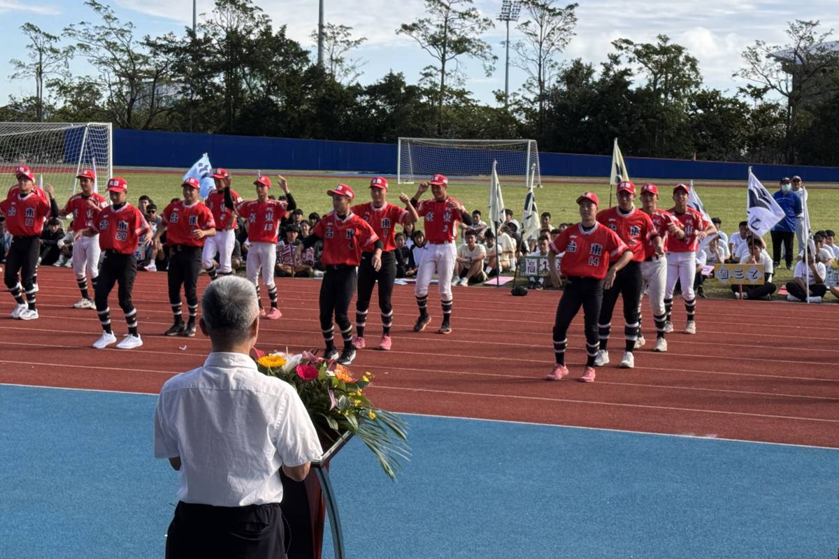 臺東體中30週年校慶 棒球隊表演