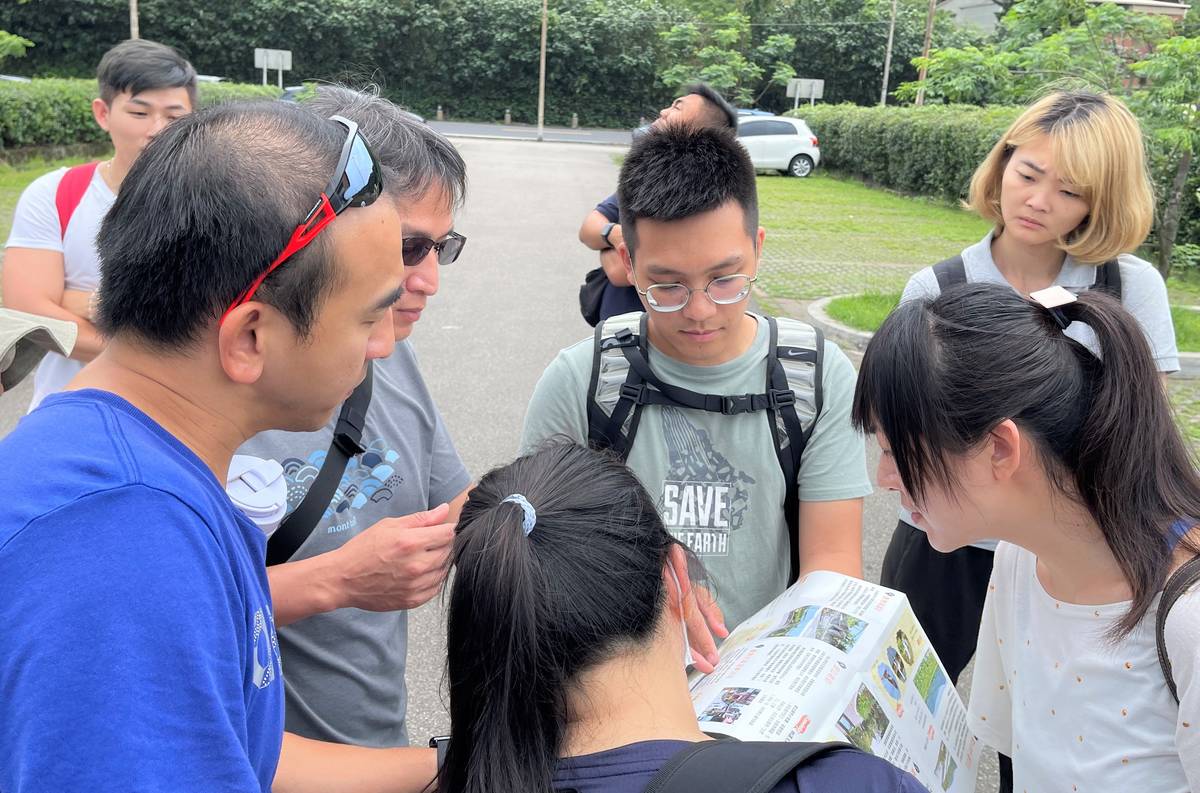 金萬小伴旅戶外教育學習地圖-教師抵達學習點進行任務活動