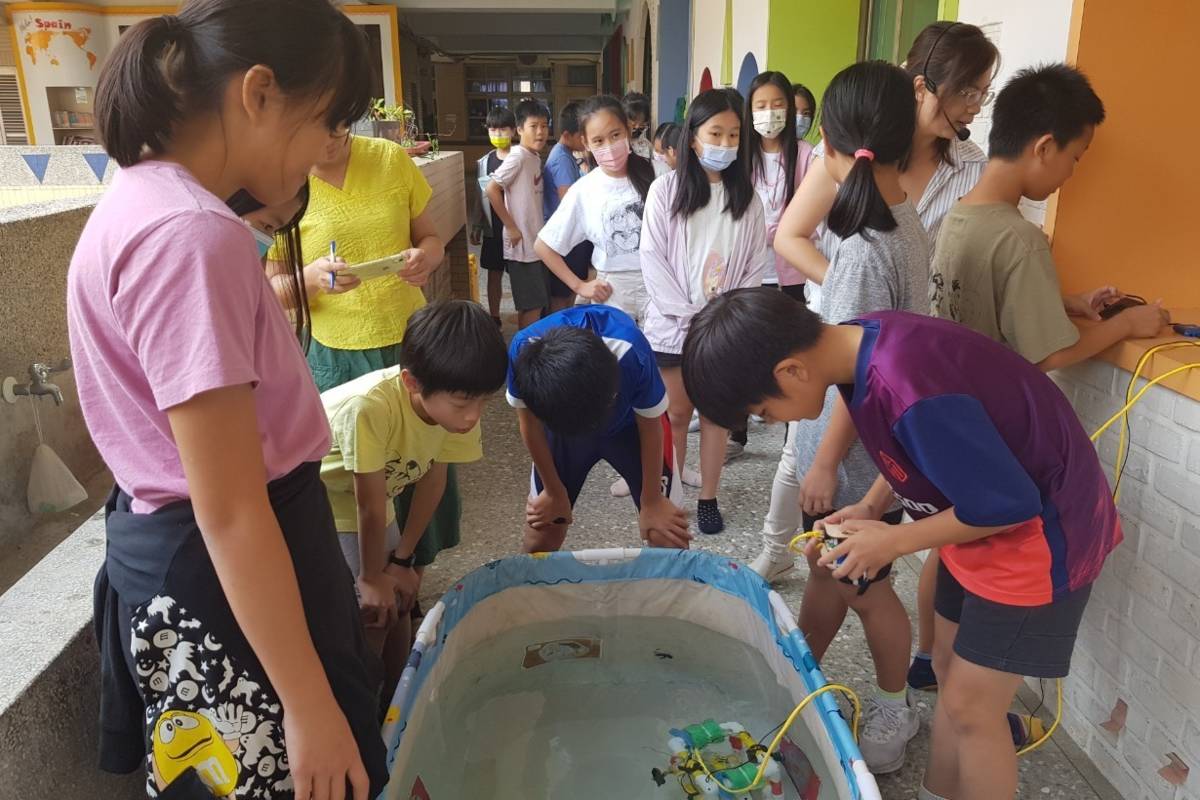 水下考古小小導覽員培訓-台中永春國小。(海科館提供)