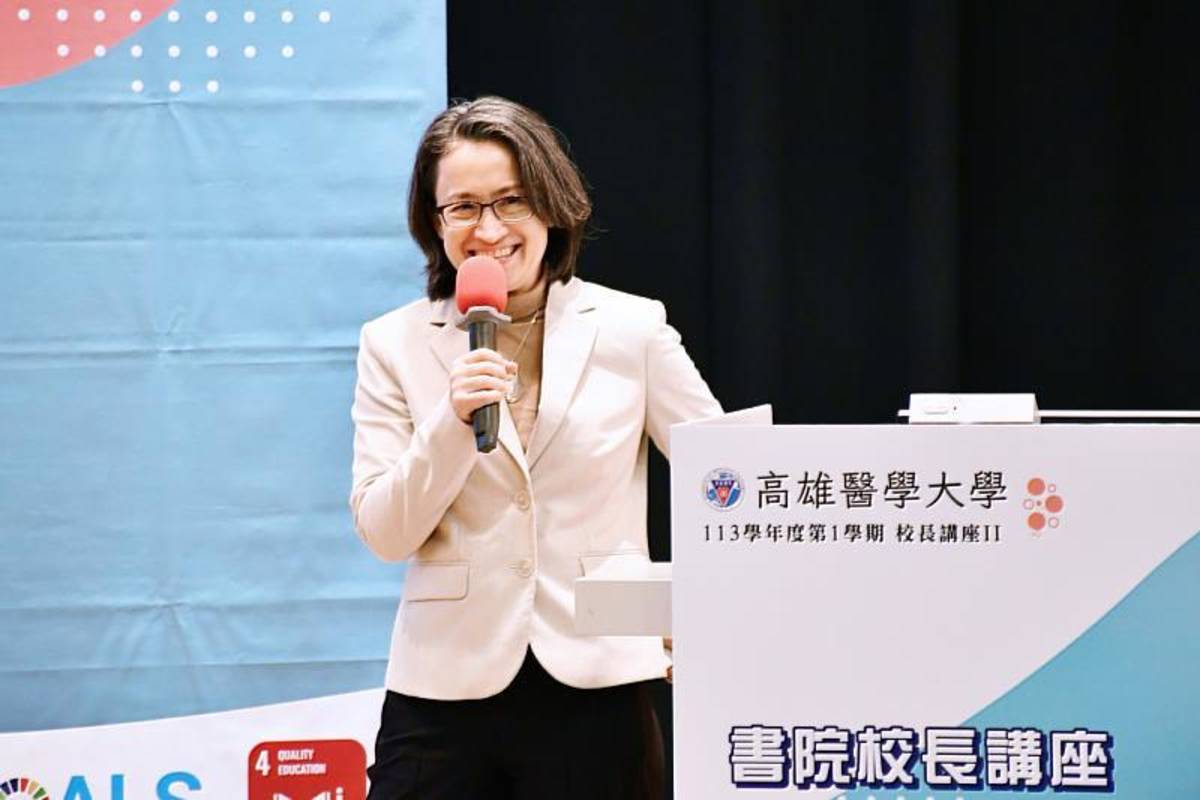 高雄醫學大學邀請蕭美琴副總統蒞校演講 (高醫大提供)